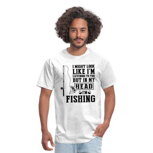 Fishing - light heather gray